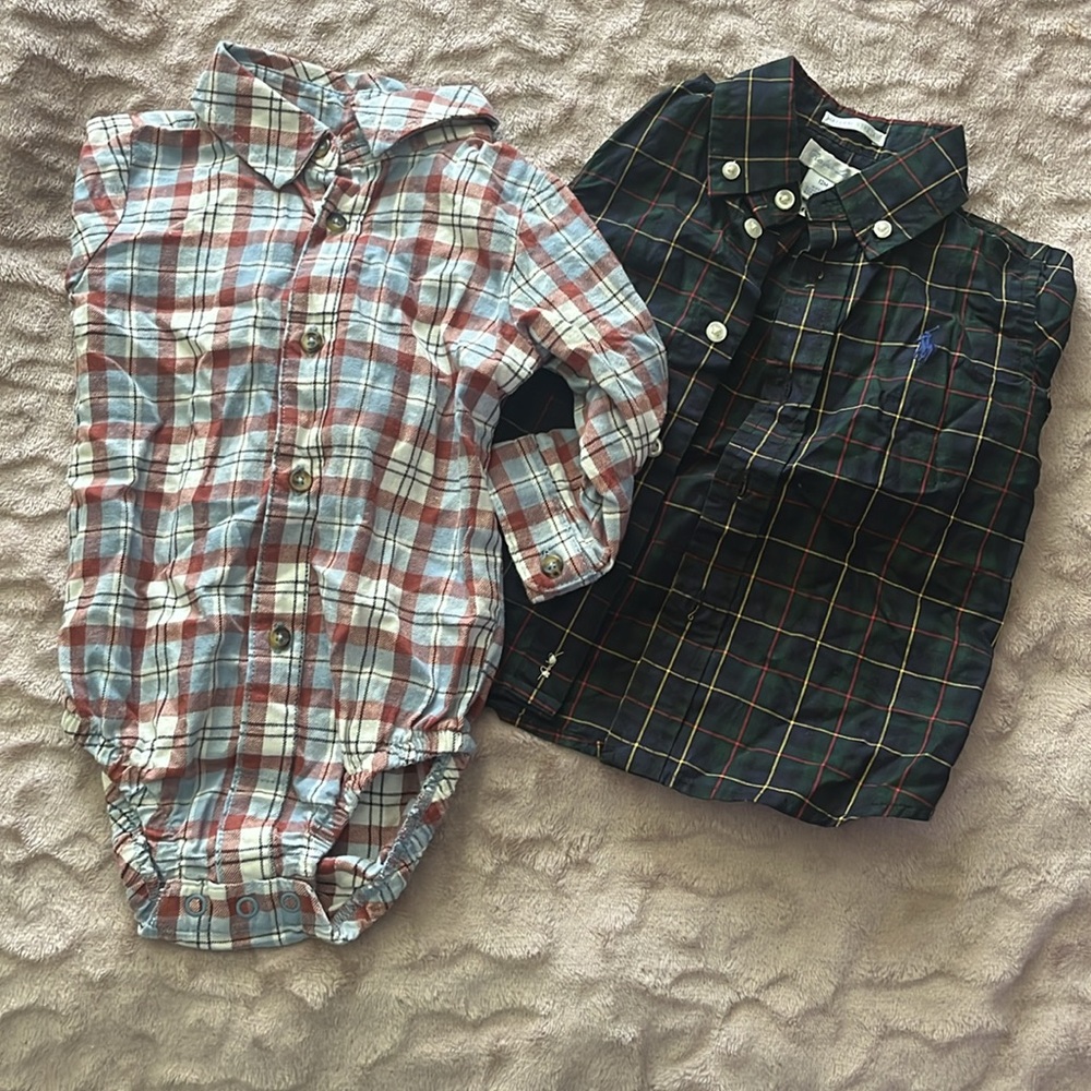 ✨Price Drop✨ Boy button down shirt